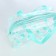Lightning cosmetic bag, green color