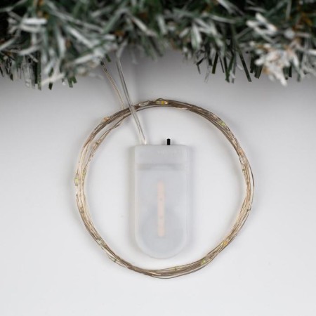 Garland "thread" 2 m dew, ip20, silver thread, 20 LED, glow of multi, CR2032x2-1