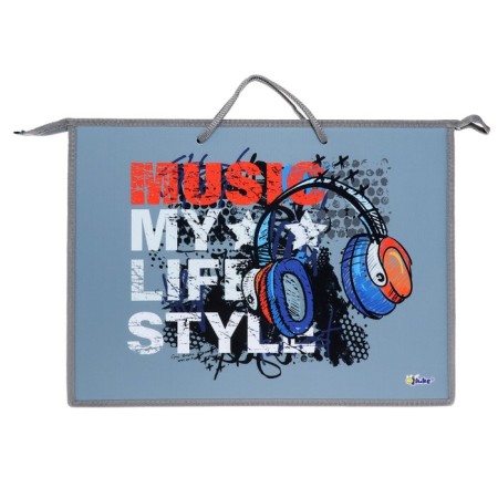 A3 folder with handles "Grange Headphones", plastic, lightning from above, 470 x 345 x 50 mm-2