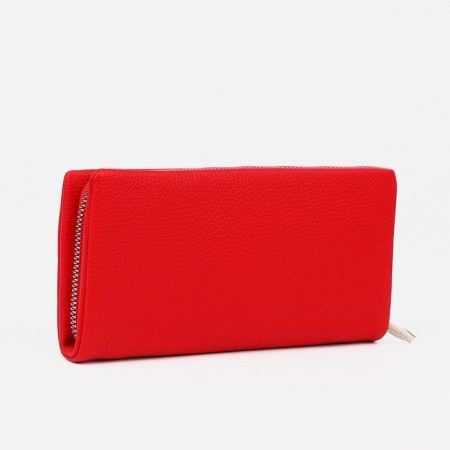 Women's wallet with lightning, red color-1