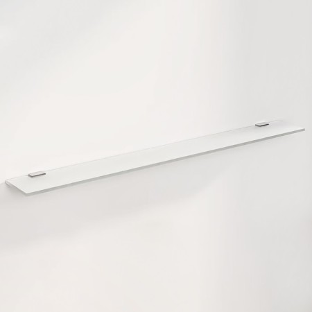 Glass shelf domino, 12x100 cm, matte