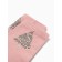 Women's socks "Christmas tree from rhinestones", pink color, rn 36-40