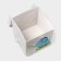 Stellid box for storage with the lid "Elephant", 25 × 25 × 25 cm, color gray color