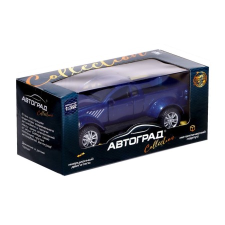 Metal “Raptor” machine, doors open, 1:32, inertia, blue color-4
