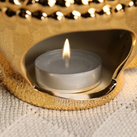 Aroma lamp - a stand for incense "Buddha" 12x10cm, gold-2