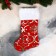 A toe for gifts "with ornament" 26x40 cm, red
