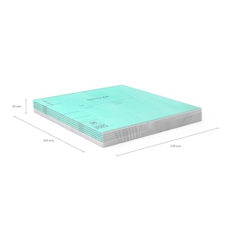 Notebook of 18 sheets in the Erichkrause line CoverPro "Vivid", plastic cover, offset unit, turquoise-4