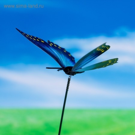 Plug for indoor plants "Butterfly" 7x8cm, 25cm / packing 25pcs, price per pcs-1