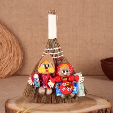 Brumber amulet, married couple, mix 25x25x2 cm