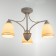 Franix chandelier 3he27 40w is white 54x54x30 cm Bayerlux