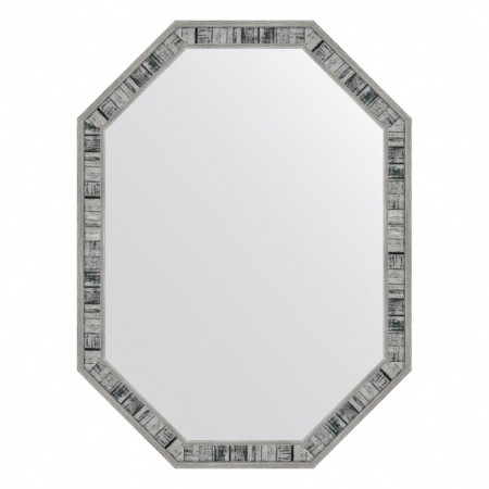 EvoFORM mirror in the baguette frame, 50 mm, 59x79 cm, color aged tree
