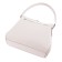 Bag women, genuine leather, milk 27x7.5x24 cm