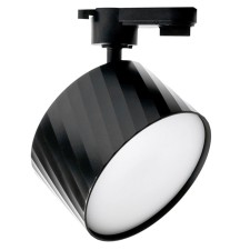 Светильник трековый однофазный на шинопровод Feron AL126, IP40, GX70, 23 Вт, 116х116х116 мм, цвет чёрный