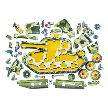 Puzzle "Battle Tank"-3