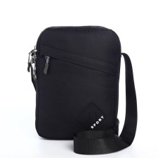 Male bag, black color