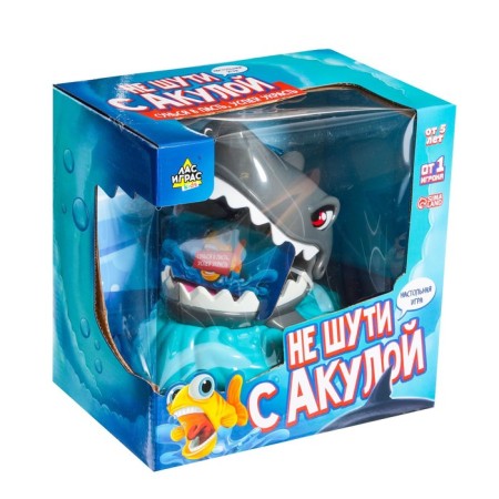 A board game for dexterity "Do not joke with a shark", the mouth opens-3