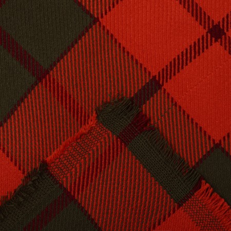 Rio Plaid 150x200cm, Red, 180g/m, HL 25%, acrylic 75%-3