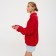 Jumper female minku: Casual Collection Red color, rr 48