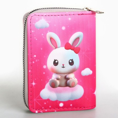 Kids' wallet "Bunny on the cloud" 13*2*8.5-3