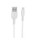 Hoco X13, Lightning cable - USB, 2.4 A, 1 m, PVC braid, white