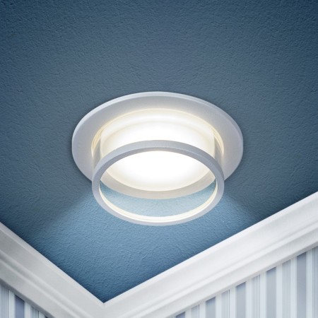 Lamp built -in era DK99, IP20, 12W, 92x50 mm, white color