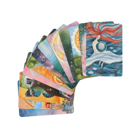 Metaphorical associative maps "Wind of Changes", 72 l, map 10.9 x 7.4 cm-3