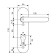 Standard Standard Standard Builder 1303 Cherry M/O 72 mm for technical doors