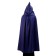 Carnival cloak adult, atlas, color blue length 120cm