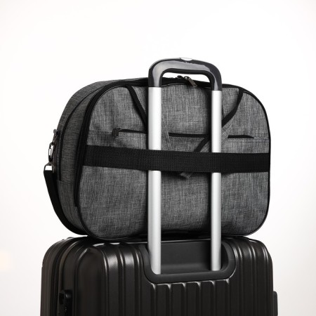 Road bag with lightning, external pocket, gray color-3