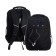 Youth backpack 42 x 31 x 22 cm, Grizzly, ergonomic back, laptop department, black
