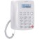 Texet TX 250 phone, wired, built -in display, white