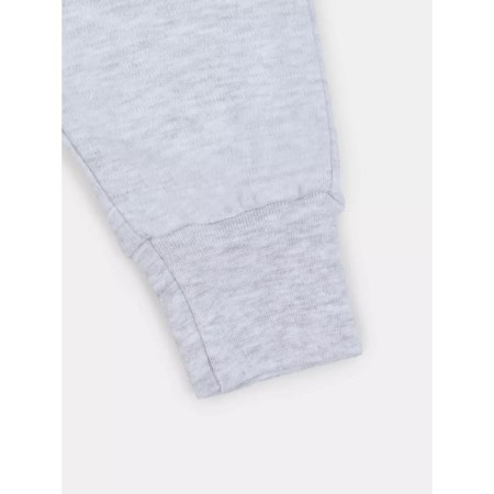Children's pants on a wide Rant Base elastic band, height 74 cm, color light gray melange-1