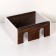 Kashpo floristic gray and white stain, 18 x 22 x 9 cm
