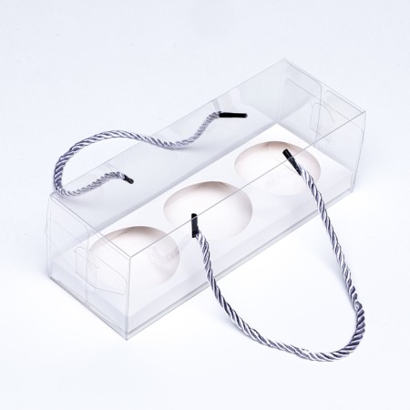 Confectionery packaging for cupcakes, white 22.5 x 7.8 x 7.8 cm-1