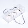 Confectionery packaging for cupcakes, white 22.5 x 7.8 x 7.8 cm