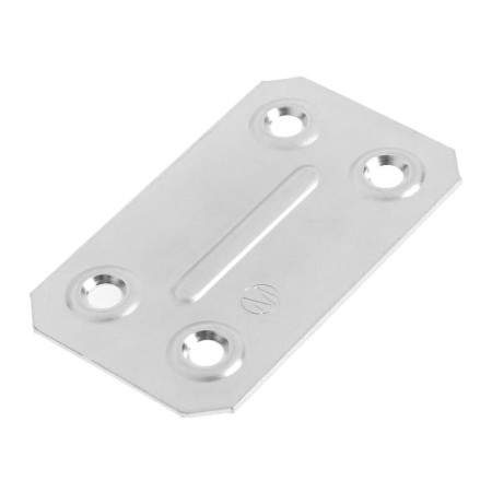 The plate fastener tundra Krep, 40x67x1.2 mm, zinc, in package 1 pc.