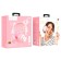 Hoco W36 headphones, wired, invoices, microphone, 1.2 m, pink
