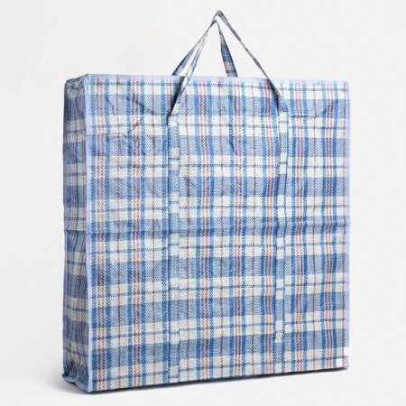 Household bag with lightning, 47 l, blue color
