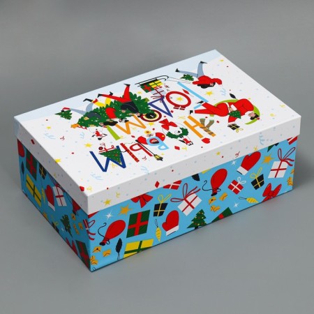 Gift box "New Year's fun", 32.5 x 20 x 12.5 cm, New Year-3