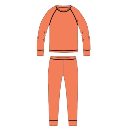 Thermal complex for girls: trousers, sweatshirt, height 134 cm-7