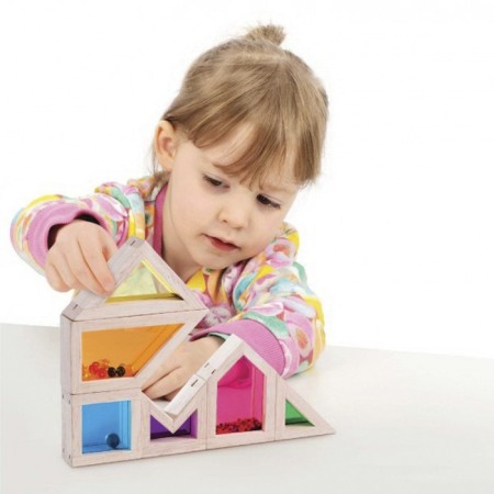 Wooden toy Rainbow blocks "Color and Sound", with a sound effect-1
