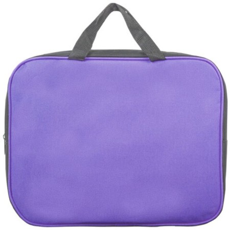 Lightning folder with handles Staff EVERYAYDAY, A4, width 80 mm, polyester, lilac, 270741-2