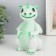 Figure "Dragon" 18x10x10 cm, white-green