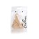 Soft toy Gulliver dog with a bow, beige color, 30 cm