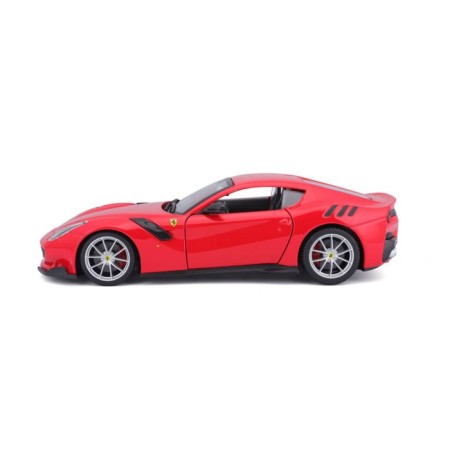 Racing machine BBURAGO Ferrari F12TDF, DIE-CAST, 1:24, Red color, opening doors-8