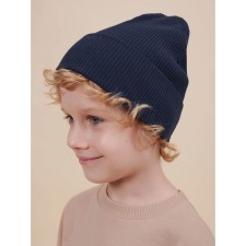 Children's hat, size 48-50, dark blue color