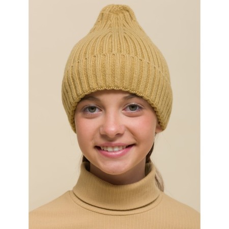 Children's hat, size 48-50, beige color-4