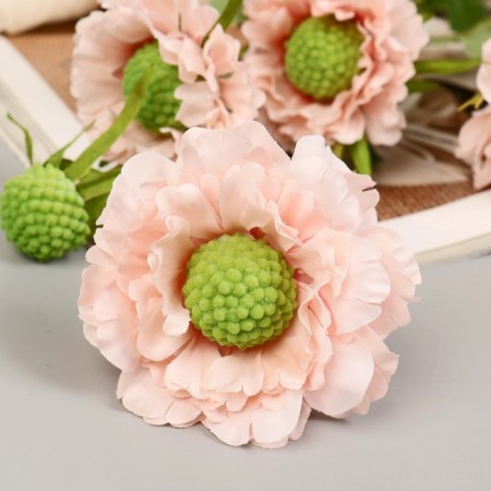 Artificial flowers "terry hibiscus" 82 cm, pink-1