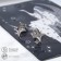 Earrings Metal "Starship", Color Silver