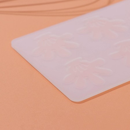 Chocolate form "Rastype", silicone, 8 cells, 19.5 × 10.5 × 0.4 cm, the color is transparent-4